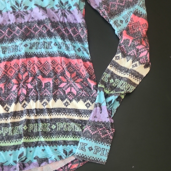 Victoria's Secret Multicolor Long Sleeve Tee - Picture 4 of 6